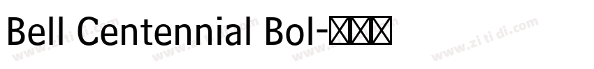 Bell Centennial Bol字体转换
